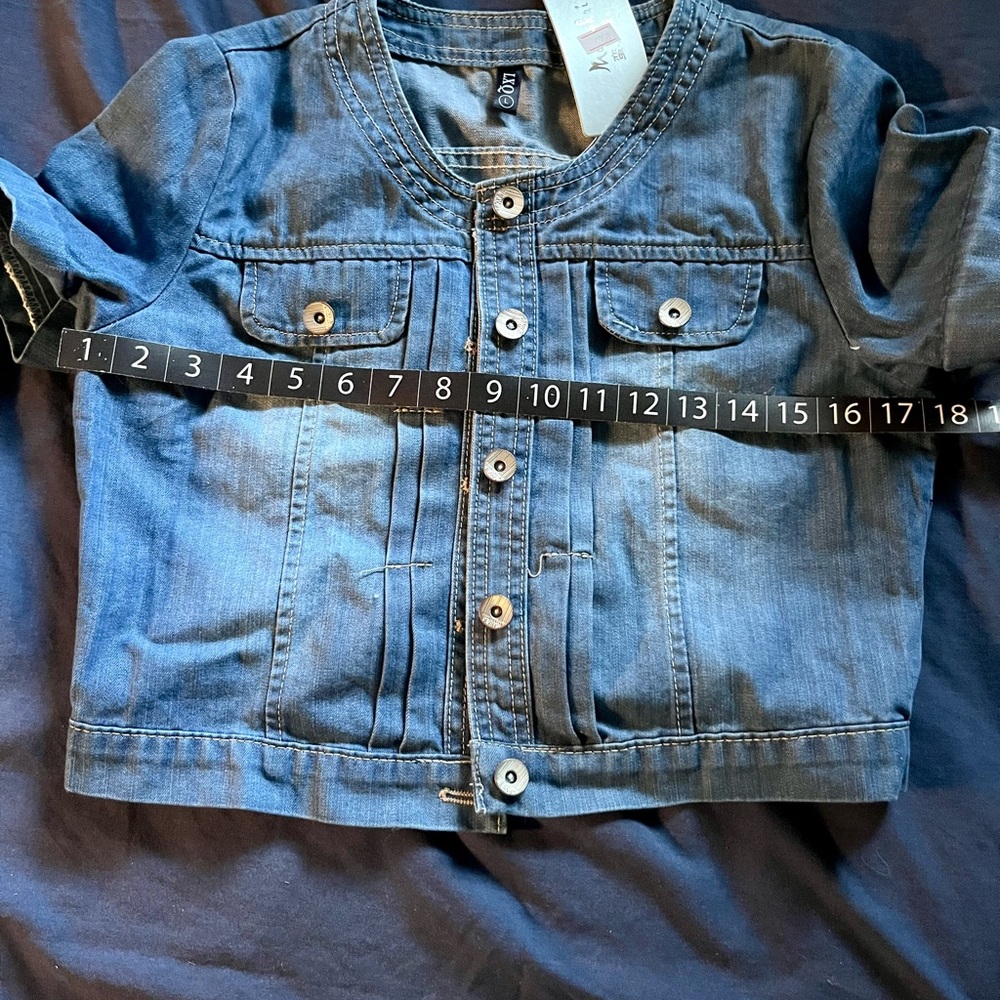 Crop denim jacket - Picture 4 of 4